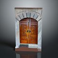 Ancient Building Door Ancient Building Door Chinese Style Door Antique Door Classical Door Chinese Style Door Chinese Style Entrance Traditional Door 3d model