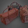 Stylish Leather Handbags In Different Colors With Durable Handles And Metal Buckles