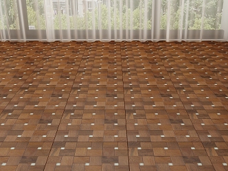 parquet wood floor 3d model