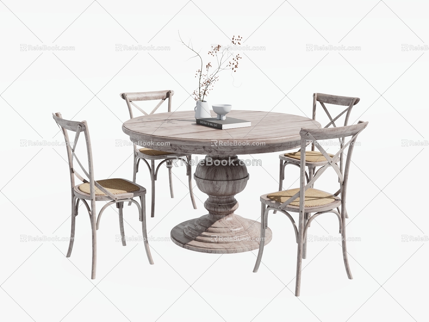 American Outdoor Tables and Chairs 3d model