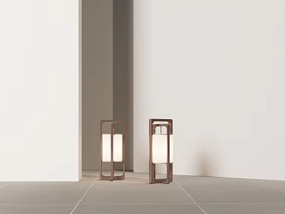 Landscape lamp garden lamp floor lamp outdoor lamp wind lamp lawn lamp 3d model
