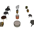 Stylish Modern Ottomans With Various Designs Colors And Shapes For Home Decor