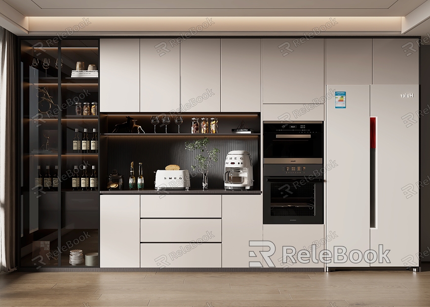 Home Wine Cabinet model