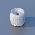 White Thread Spool As Useful Daily Life Supply For Sewing And Crafts