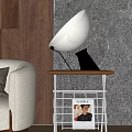 Table lamp table lamp side 3d model