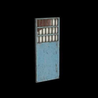 Industrial wind iron door iron door 3d model