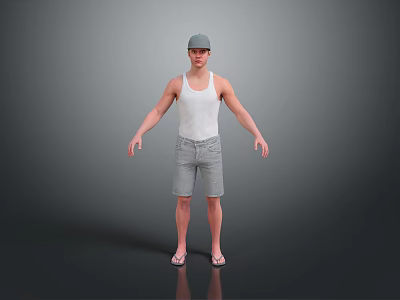 Men Handsome Men Young Teenagers Male Characters Boy Realistic Men 3d model