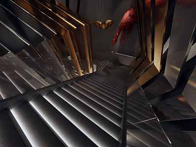 Modern KTV Aisle 3d model