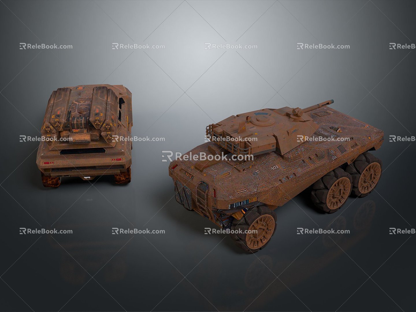 Light Tank Light Armored Tank Modern Tank World War II Tank World War I Tank Heavy Tank 3d model