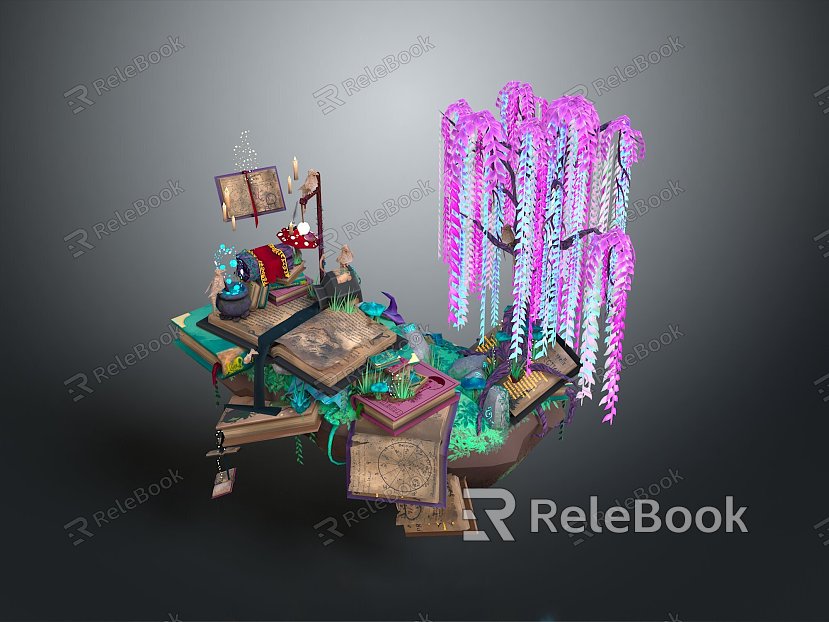 Game Environment Game Scene Fairy Tale Scene Fairy Tale Magic Scene Magic Item Fantasy Scene model