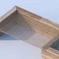 Wooden Raised Garden Planter Frame With Mesh Bottom For Yard Garden