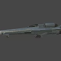 Gray Fighter Jet 3D Model With Sleek Aerodynamic Structure And Twin Engines 3d model