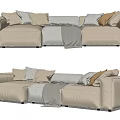 Modern Multiplayer Sofa 3d model