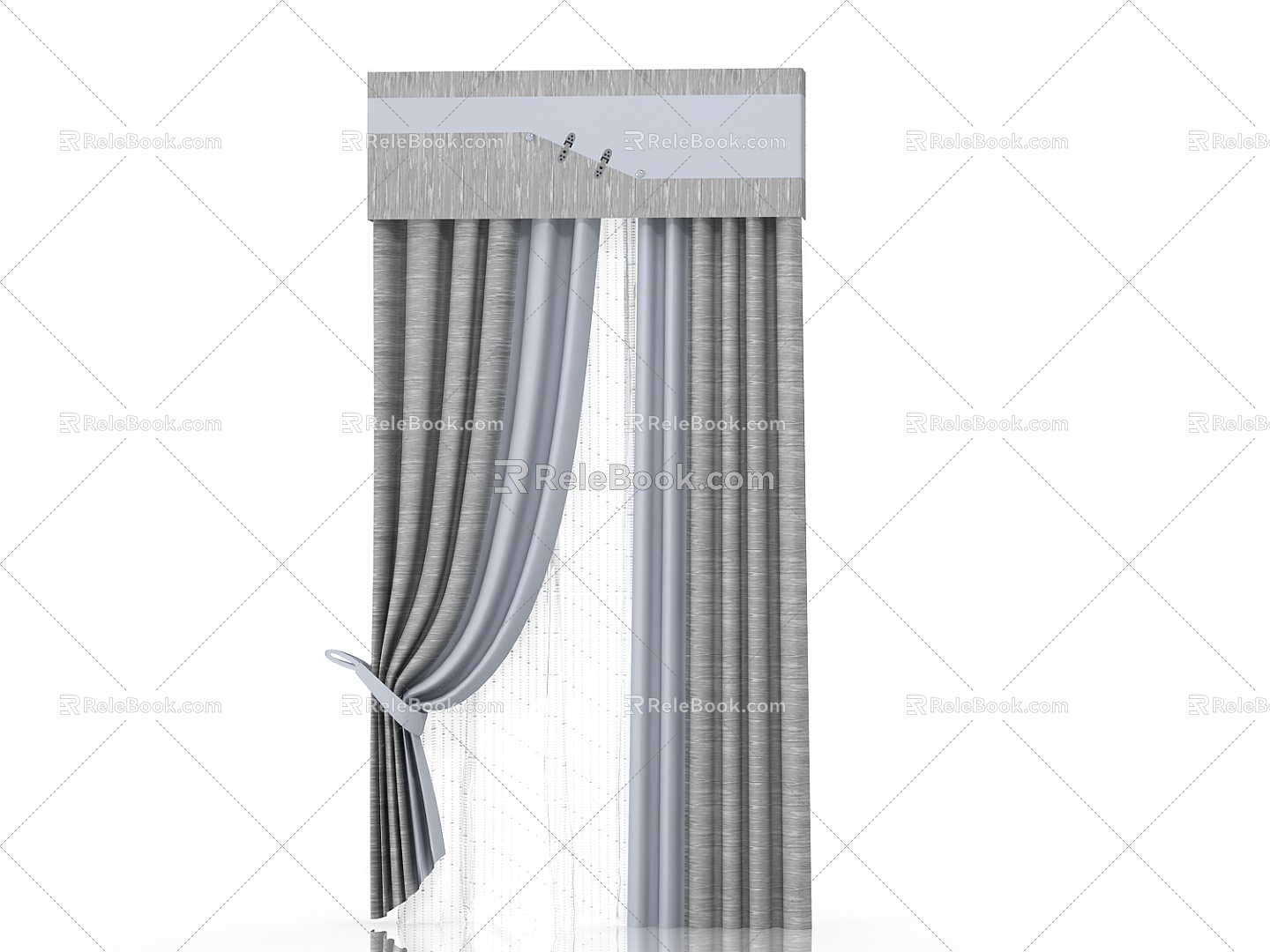 Curtains 3d model