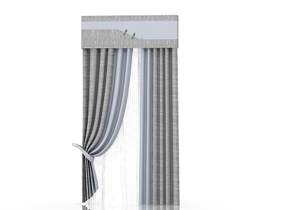 Curtains 3d model