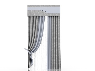 Curtains 3d model