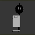 Modern Professional Equipment With White Main Body Flexible Black Arm Black Head And Stable Base
