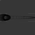 Metal Axe With Leather Wrapped Wooden Handle And Sharp Blade Design