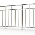 Modern Stainless Steel Railings With Vertical Bars For Safety And Decoration