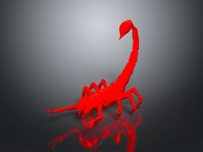 Five Striped Scorpion Karoleni Scorpion Italian Scorpion Mexican Scorpion Soves Scorpion East Asian Piners Scorpion 3d model