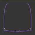 Fashionable Purple Sunglasses As Elegant Jewelry Accessory For Daily Use