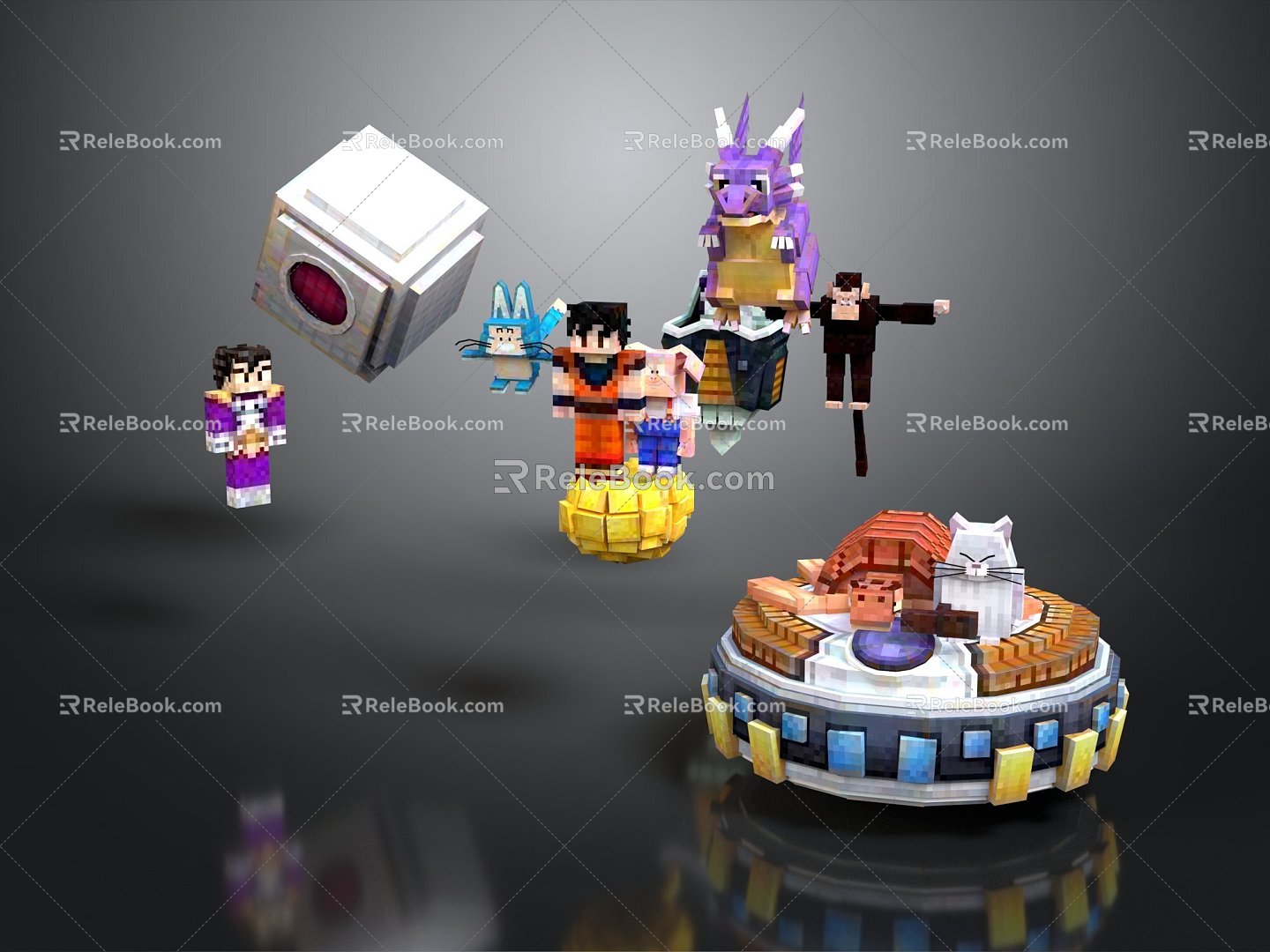 Toy Pixel Figure Toy Next Generation Item 3 Print 3d model