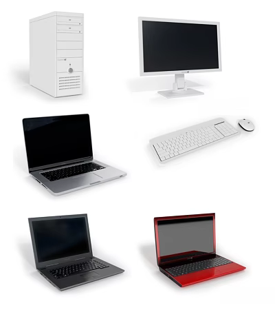 modern computer 3d model