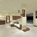 Elegant Boutique Clothing Store With Display Mannequins Window Showcase And Stylish Interior Decor