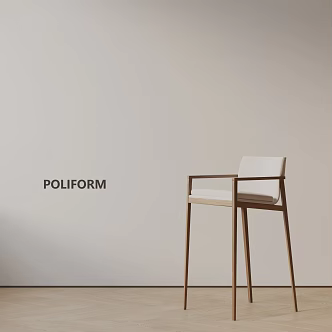 Modern Bar Chair 3d model