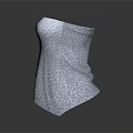 Fashionable White Patterned Scarf With Grey Geometric Design And Lightweight Fabric