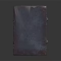 Dark Brown Leather Storage Box With Metal Clasps For Home Organizing