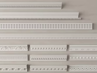 Jane Europe gypsum line gypsum line ceiling corner line 3d model