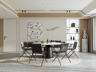 Modern Restaurant 3d model