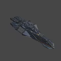 Weapons Sci-Fi Battleship 3d model