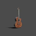 High Quality Wooden Acoustic Guitar Musical Instrument With Natural Wood Design