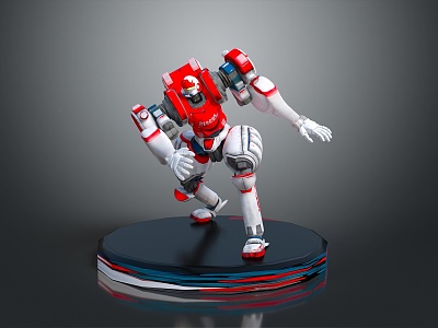 Modern Robot Mech Warrior Mech Soldier Machine Battlearm Mechanical Battlearm 3d model