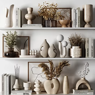 Modern Ornaments Combination Decorative Ornaments 3d model