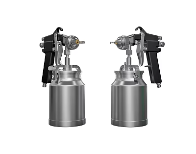 Modern spray paint gun 3d model Modern spray paint gun 3d model