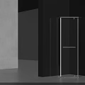 Modern Transparent Glass Shower Sauna Enclosure With Minimalist Bathroom Design