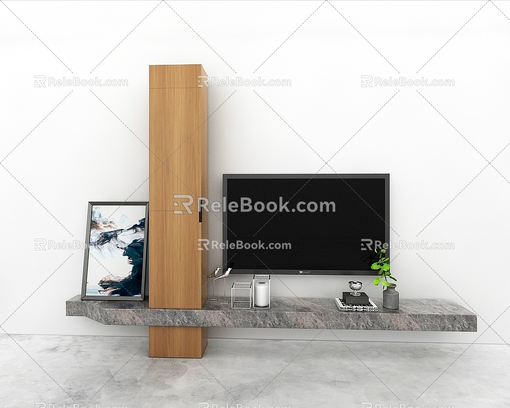 TV cabinet 3d model