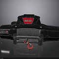 Automotive Winch Components WARN Champion Series With Red Hook And Metal Structure