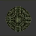 Medieval Shield Ancient Shield Defensive Weapon Ancient Shield Iron Shield Protective Shield Wooden Shield 3d model