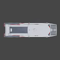 Modern Catamaran Ferry Realis 1 With Red White Black Exterior And Passenger Windows