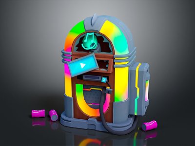 Modern Music Box 3d model