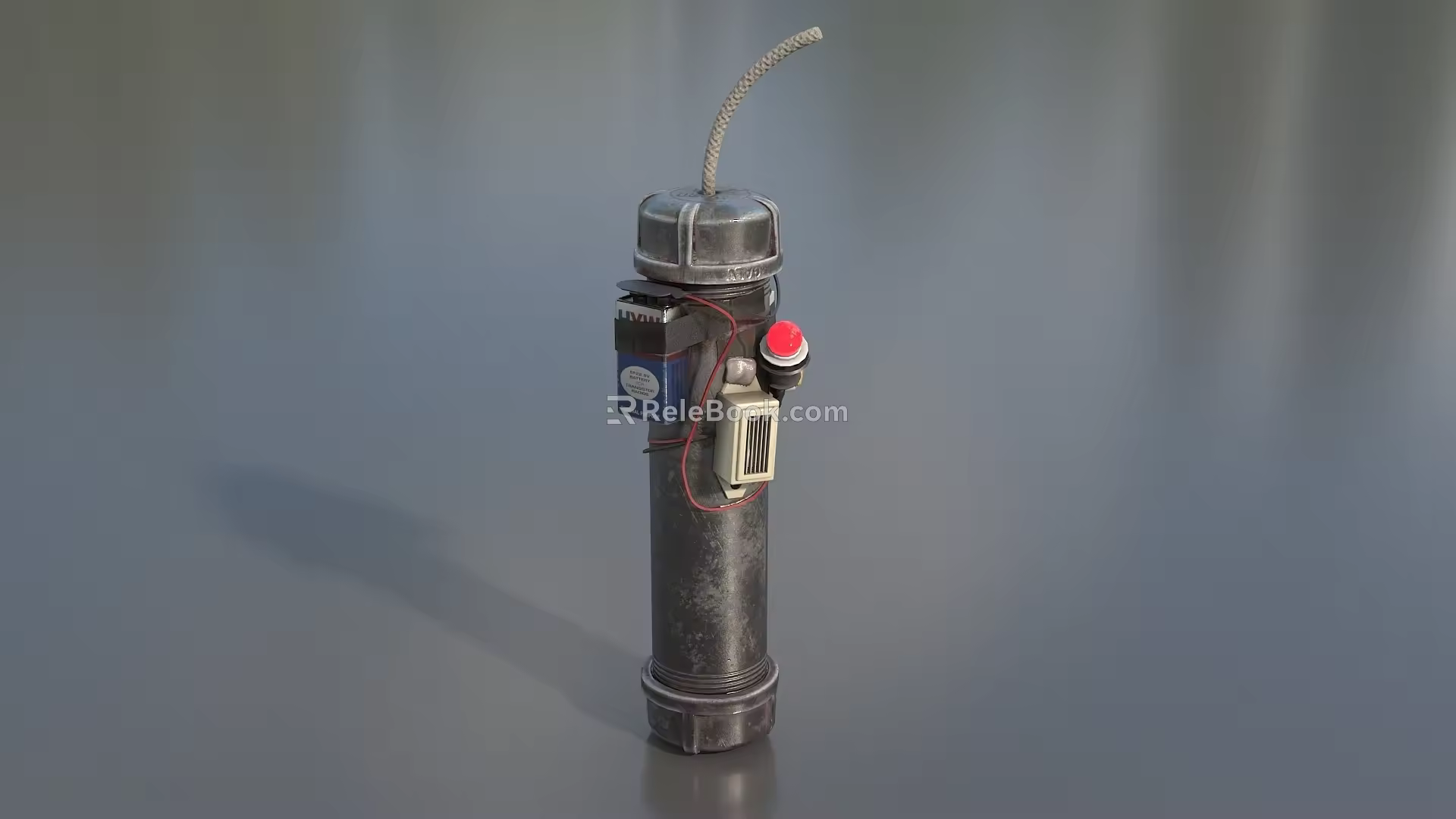 detonator soil gun iron pipe soil bomb explosives contraband explosives C4 TNT low face number low model simple model film and television level super realistic 3d model