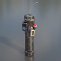 detonator soil gun iron pipe soil bomb explosives contraband explosives C4 TNT low face number low model simple model film and television level super realistic 3d model