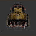 vintage train steam train train carriage locomotive head steam car carriage train modern vehicle 3d model