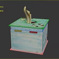 Box Paper Box Luggage Container PBR 3d model