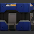 Modern Box Science Fiction Box Science Fiction Box 3d model