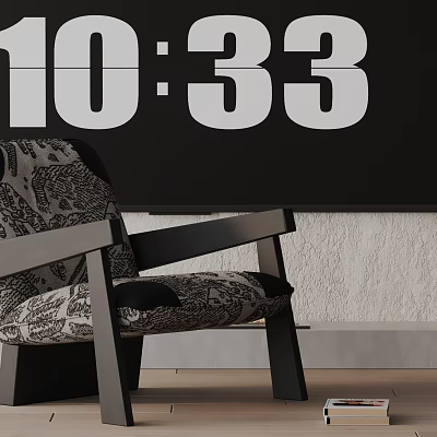 modern leisure chair 3d model